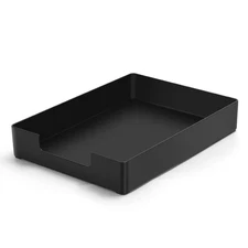 Letter-Size Tray Desk Letter Tray Paper Tray, Sturdy Heavy-Duty Plastic Print...