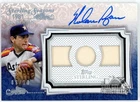 Nolan Ryan 2020 Topps Sterling Seasons Blue Triple Relic Autograph Card 09/10