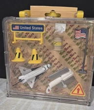 Wow Toyz Vintage Play N Carry Away Space Shuttle Playset