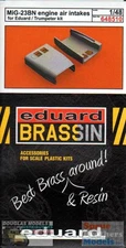 EDU648510 1:48 Eduard Brassin MiG-23BN Flogger Engine Air Intakes (EDU/TRP kit)