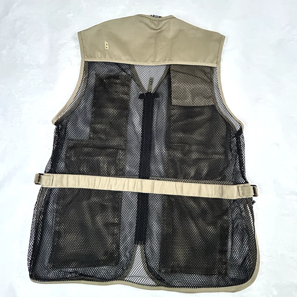 Bob Allen Mesh Shooting Vest XL Shooting Pockets Right Hand Brown Tan Desert - Image 2 of 4