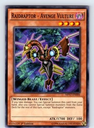 Raidraptor - Avenge Vulture (MP17-EN006) Common 1st Edition