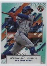 2025 Topps Pristine Aqua Refractor 65/199 Francisco Lindor #151 6m7