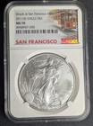 2011-S Silver Eagle S$1 NGC MS70 Struck at San Francisco Mint