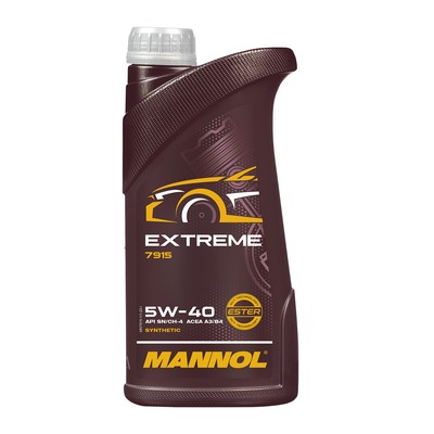 MANNOL Extreme SAE 5W40 Motoröl VW 50200, 50500, MB 229.5, BMW LL-01, 1 Liter