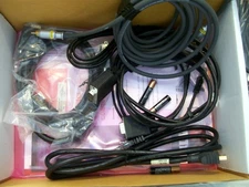 POLYCOM  TECHNOLOGY  REMOTE WITH MIX CABLES VIDEO CONFERENCING EQUIPMENT