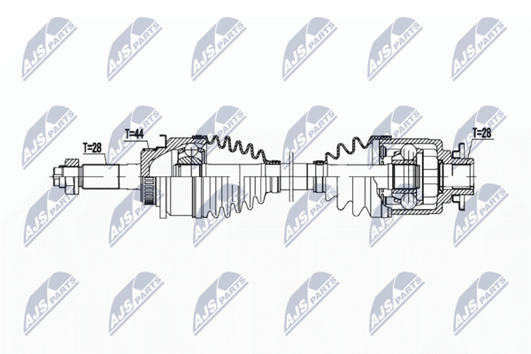 Nty Antriebswelle NPW-MZ-092 FüR Ford Mazda-image