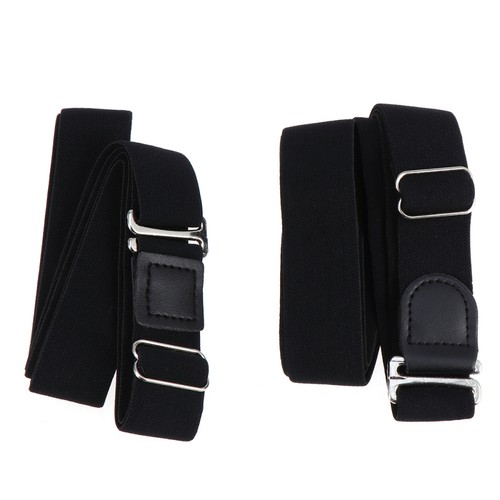 2 Pcs Anti-slip Clip Men and Women Shirt Sleeve Holders Stays Plus Belt for - Picture 3 of 11