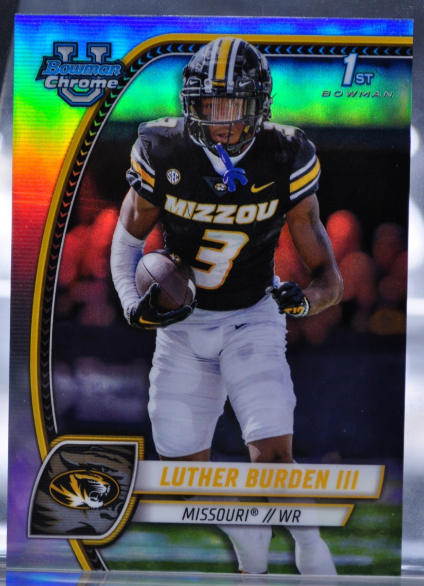2024 Bowman Chrome U Luther Burden III Image Variation Missouri Football