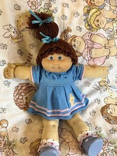 Vintage Jesmar Cabbage Patch Kids Doll girl HM3 auburn hair blue eyes freckles