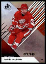 2016-17 SP Game Used Orange Rainbow Draft Year Larry Murphy 021/180 Detroit Red