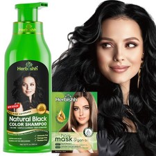 Hair Color Shampoo for Gray Hair   Natural Hair Dye Shampoo   Colors Hair in ...