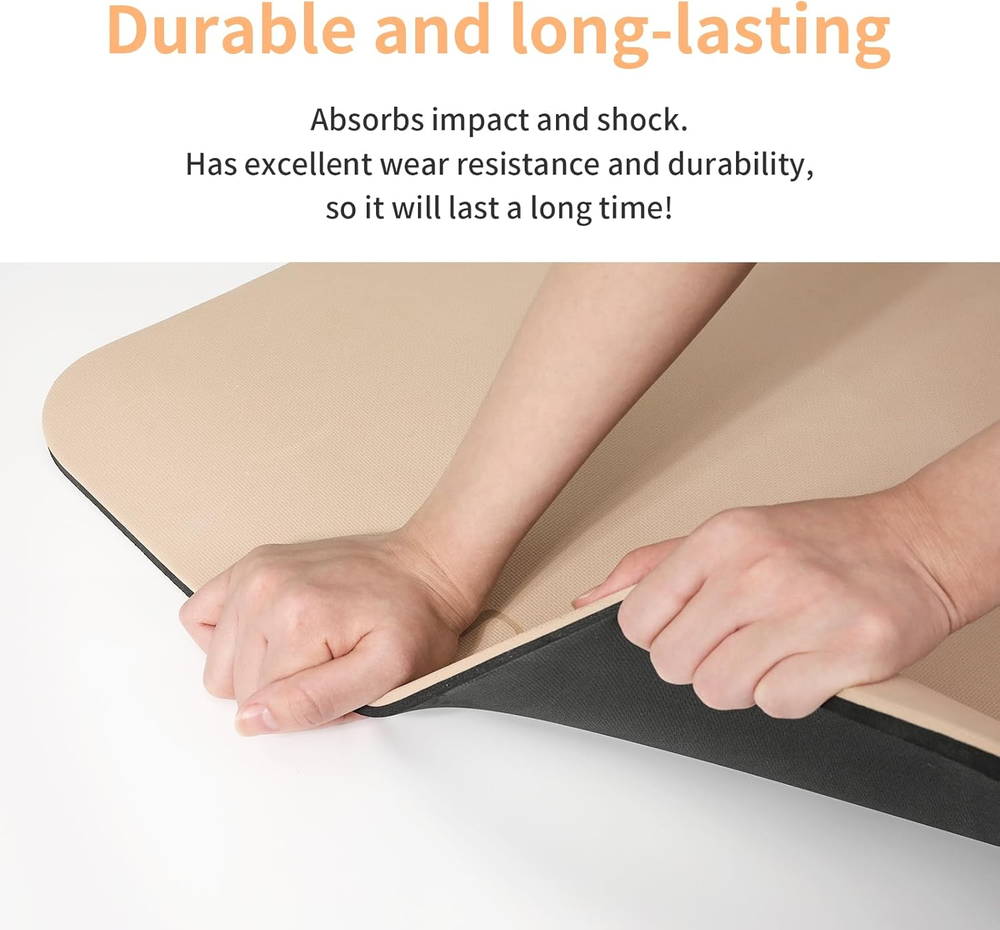 Non Slip Extra Thick Anti-Tear POE Yoga Mat Professional High Resiliency