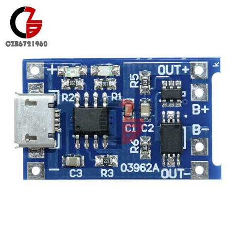 2/5/10PCS TP4056 5V 1A USB 18650 Li-ion Battery Charger Board Protection Module - Picture 33 of 40