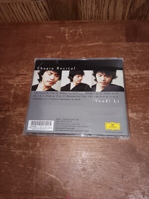 Yundi Li Chopin Recital CD 2001 Deutsche Grammophon | eBay