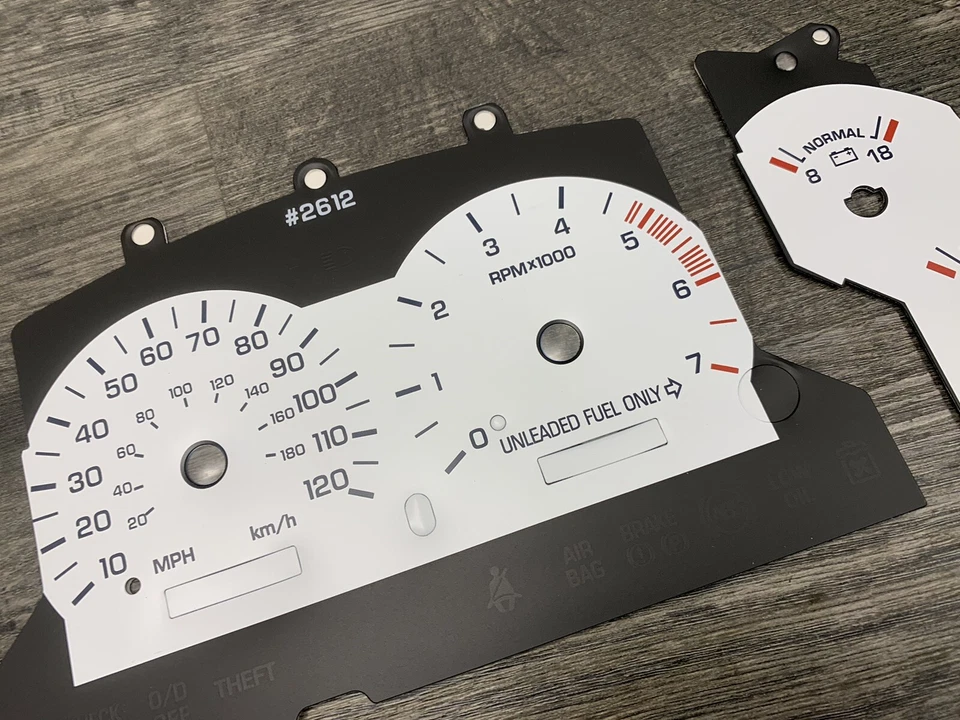 MAC 1996 1997 1998 Ford Mustang V6 белый лицевой датчик внутреннее покрытие 2612 - Изображение 3 из 4