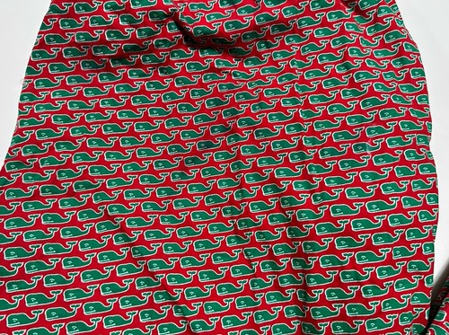 Vineyard Vines Red Green Whale Christmas Print Lounge Pajama Pants Large - Picture 4 of 5