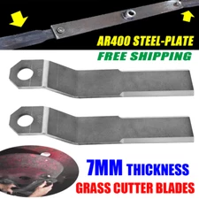 Heavy Duty Steel For Mower King Skidsteer Brush Hog Cutter REPLACEMENT Blade 7MM