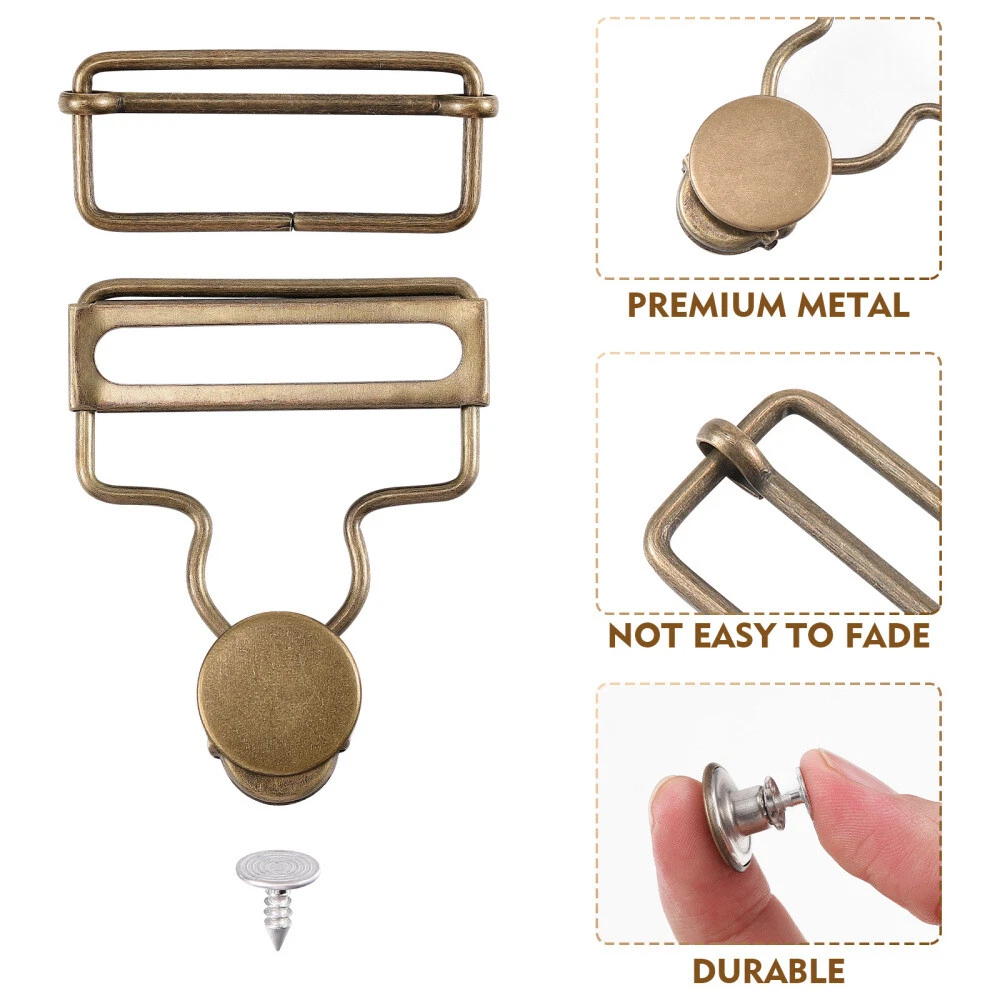 Straps Belt Bag Metal Gourd Buckle Suitcase Tags Mens Coveralls