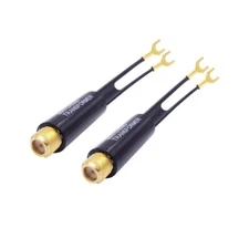 2 Pack Gold Plated 75 Ohm To 300 Ohm Uhf/vhf/fm Matching Transformer Converter A
