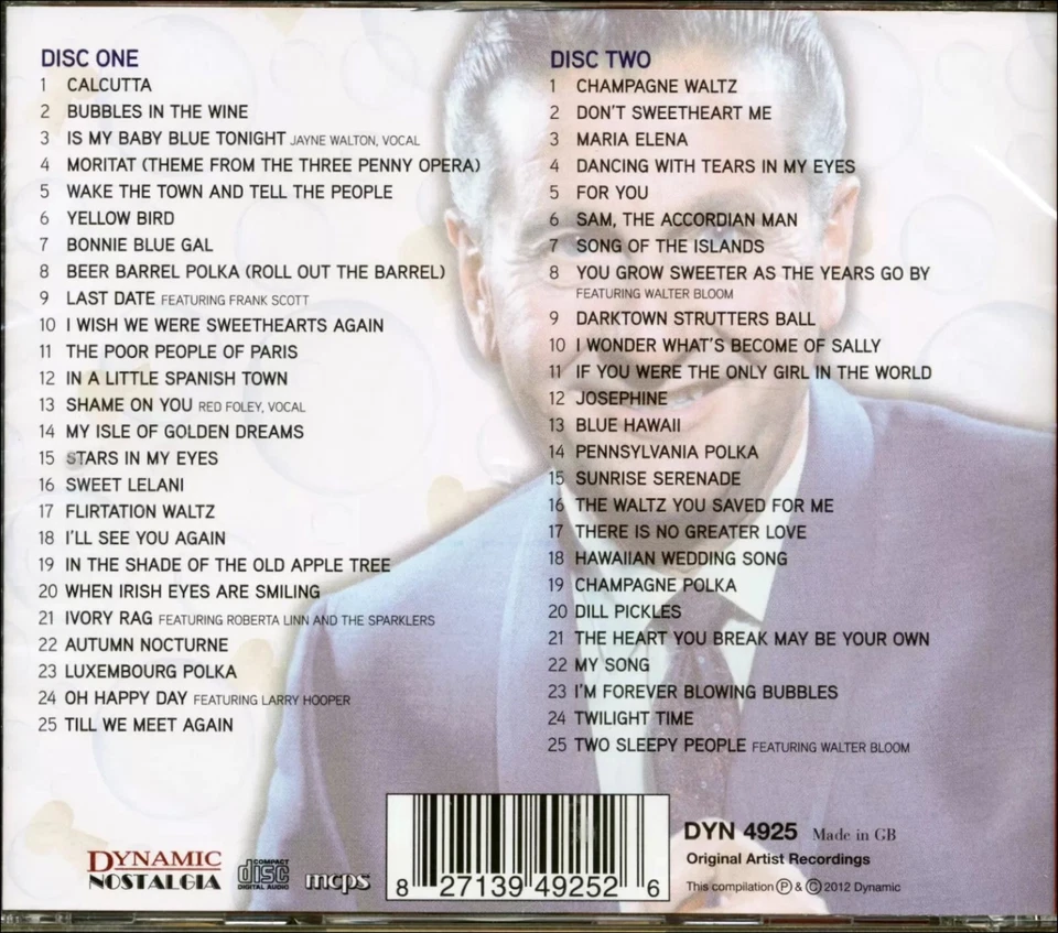 LAWRENCE WELK * 50 Greatest Hits * New 2-CD Boxset * All Original Recordings Foto 2 de 2