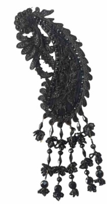 Antique Trimmings & Jet Beads Suit Belle Époque Shoulder