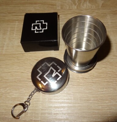 Rammstein Trinkbecher klappbar Edelstahl aus Adventskalender 2024 NEU