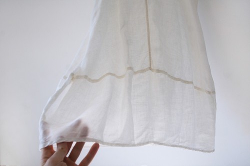 La Bottega di Brunella Italy 100% Linen White summer Tunic Dress S - Picture 8 of 8