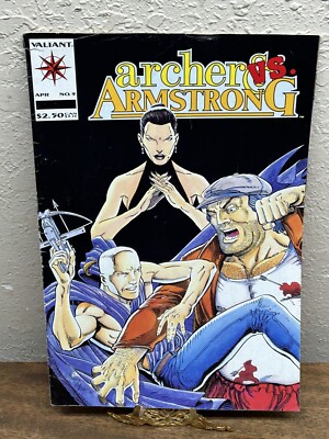 Archer vs Armstrong Vol.1 no.9 April 1993. ~ Valiant Comics ~ 7.0