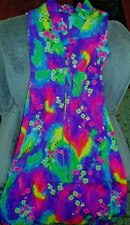 Vintage Hawaiian MuuMuu Made In Hawaii Mu Mu Dress RN 37359 Style 219 sz.6 NEW