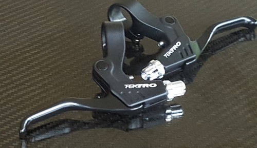 Tektro Brake Levers (NEW!) Mountain Bike BMX Cycle Bicycle Caliper V Brake BLACK - Picture 8 of 8