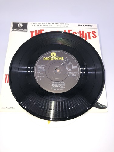 THE BEATLES THE BEATLES' HITS 1963 VINYL EP - UK PRESS - GEP 8800 - Imagen 4 de 4