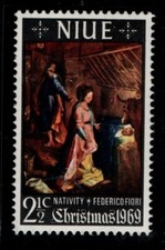 New Zealand Niue 1969 Christmas SG140 MNH