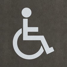 Disabled Sign Stencil - Large Reusable International Symbol of Access Template