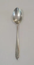  Frank W. Smith Sterling Silver Demitasse Spoon, Embossed Capitol Bldgs
