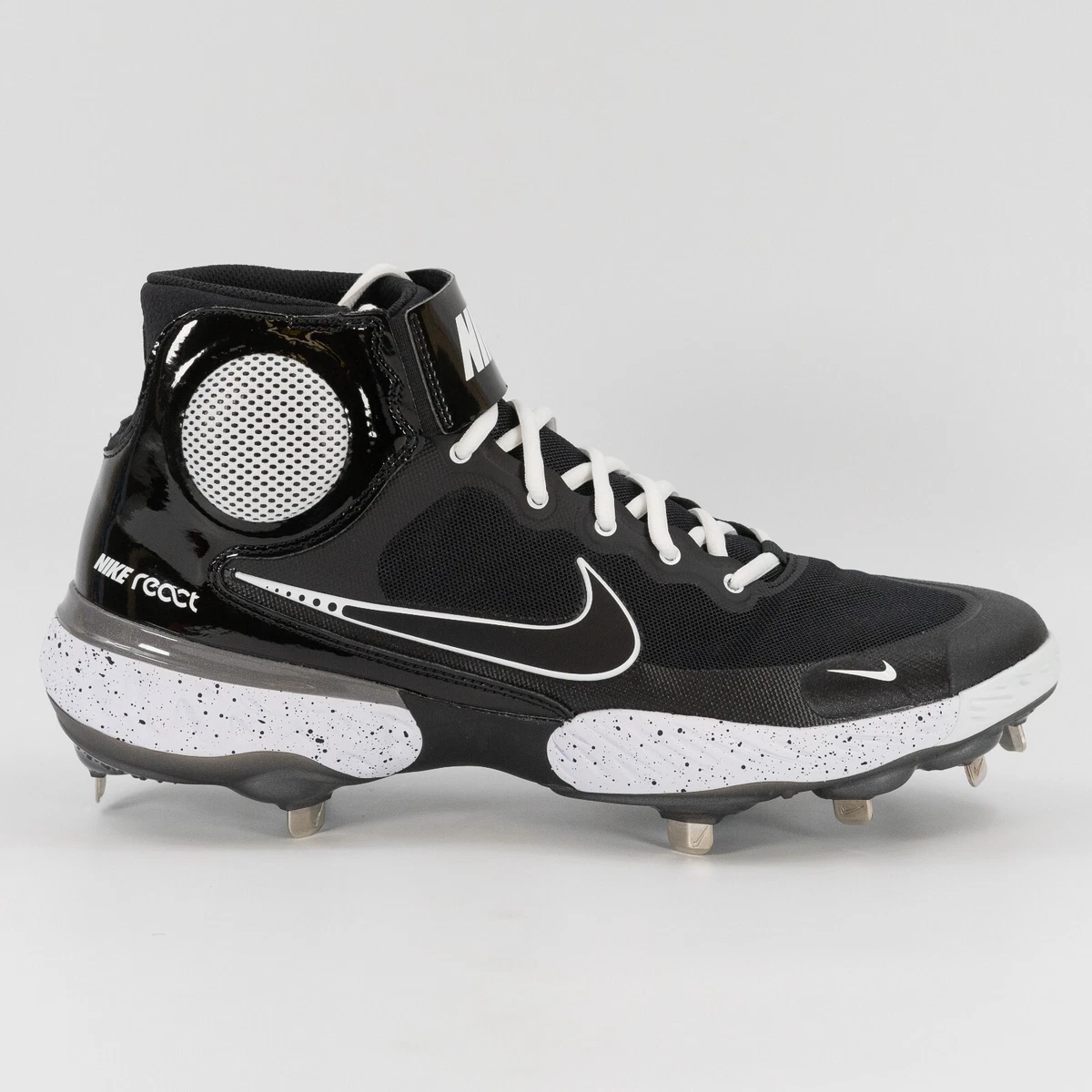 Nike Alpha Huarache Elite 3 Mid Black White | eBay