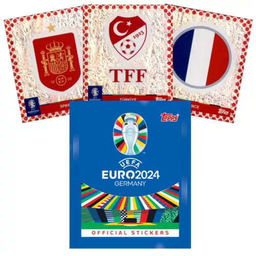 Topps UEFA EURO 2024 Germany collectible sticker EURO BORDER parallel