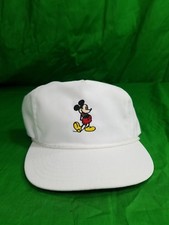 Vtg Mickey Mouse Hat Disney Character Fashions USA Made Strapback Cap