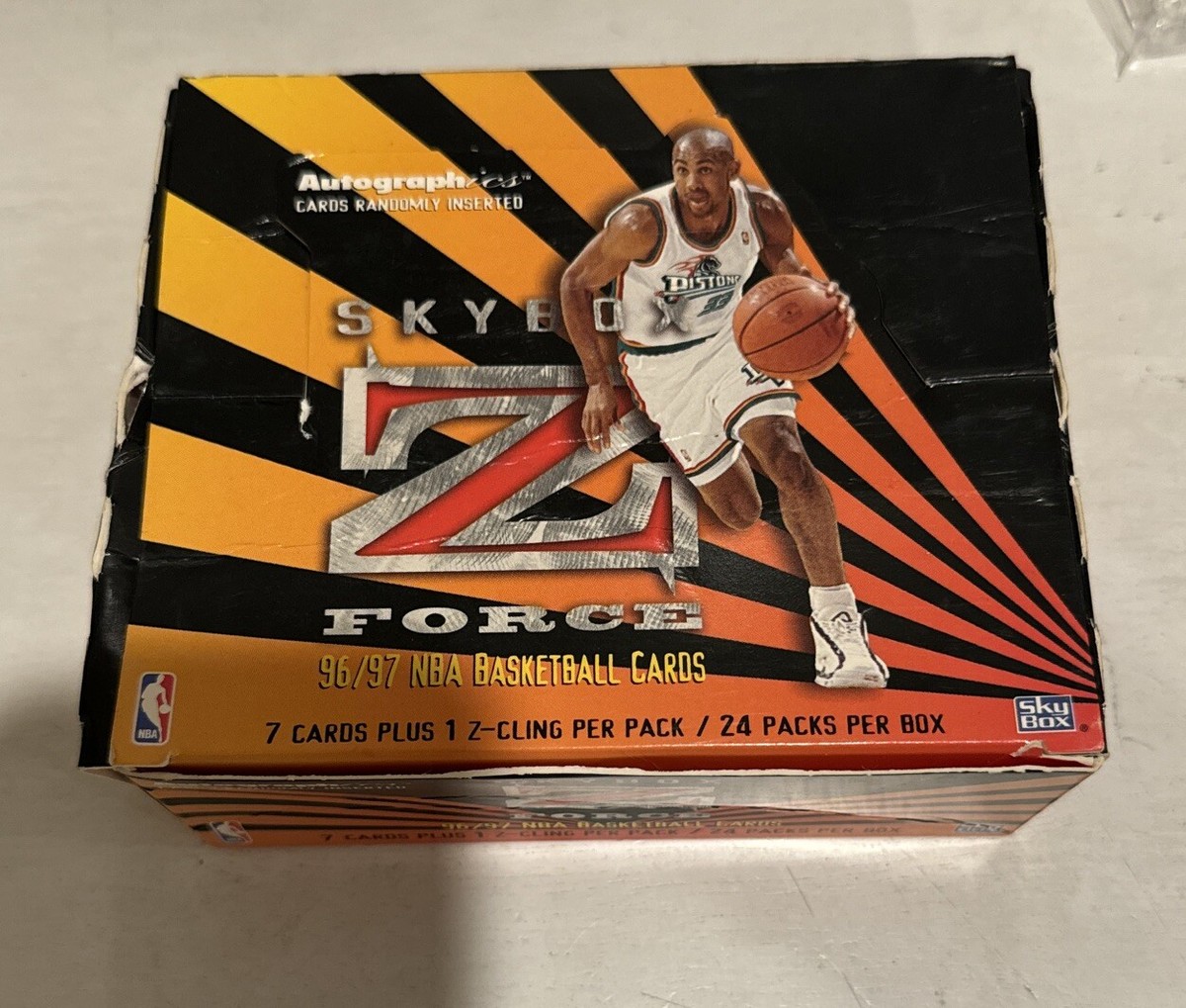 1997-98 SKYBOX Z FORCE Box ** NO CARDS OR PACKS EMPTY OPENED 1997-98 SKYBOX Z FORCE Box ** NO CARDS OR PACKS EMPTY OPENED