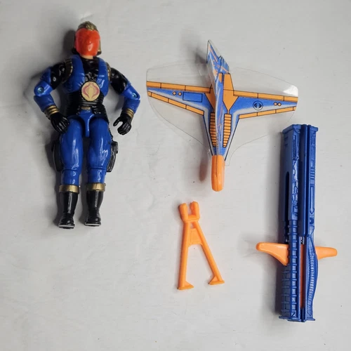 1991 Gi Joe 3.75" Cobra Commander v4 w/ Glider Figure Hasbro