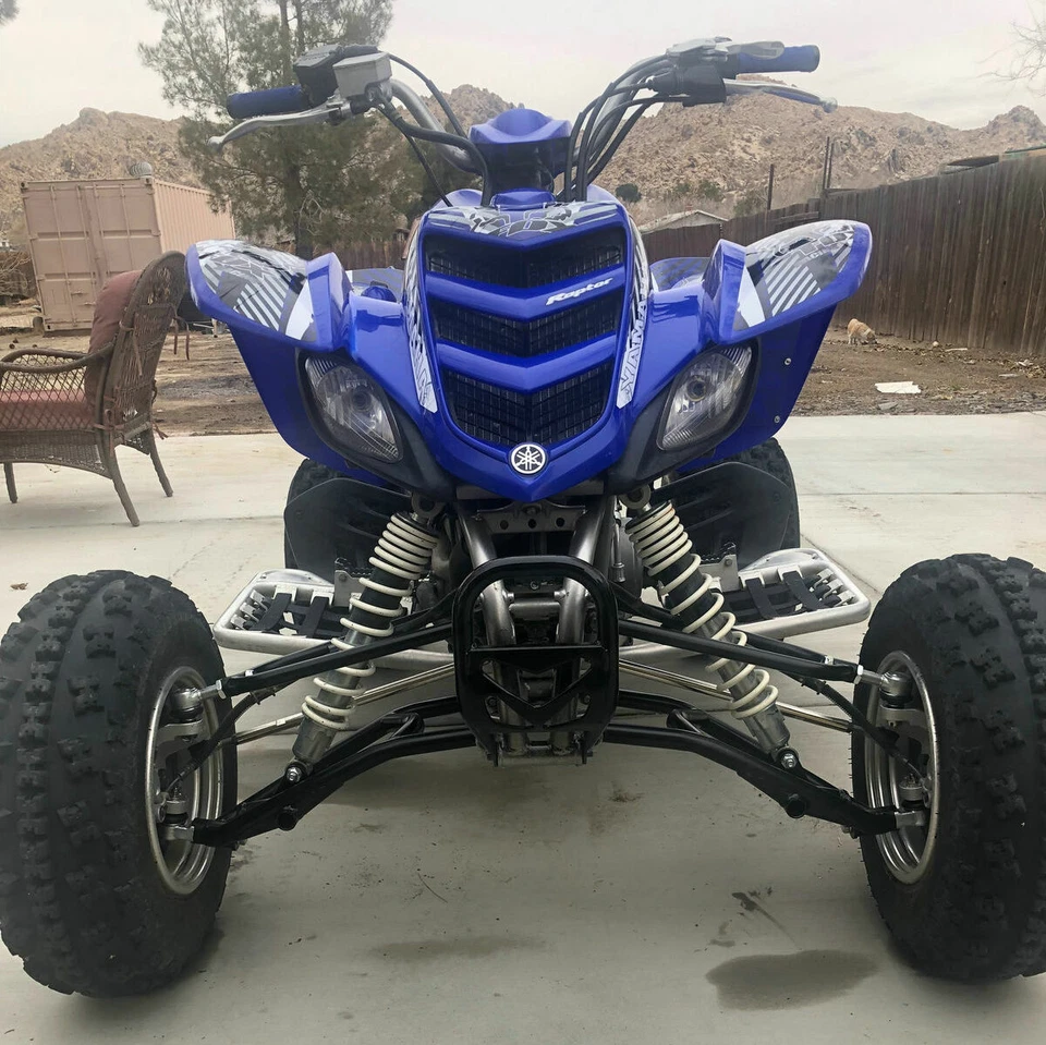 Für Yamaha Raptor YFM660R 660R A-Arms Set +5cm pro Seite mit Collar und Tie Rod - Bild 2 von 4