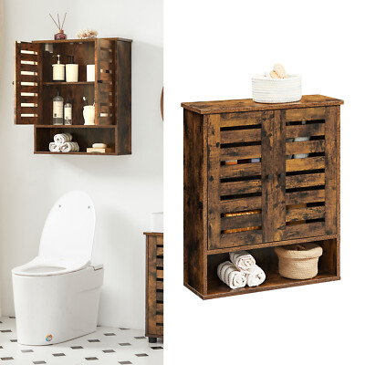 Wandschrank Hängeschrank Badezimmerschrank Aufbewahrungsschrank 2Türen