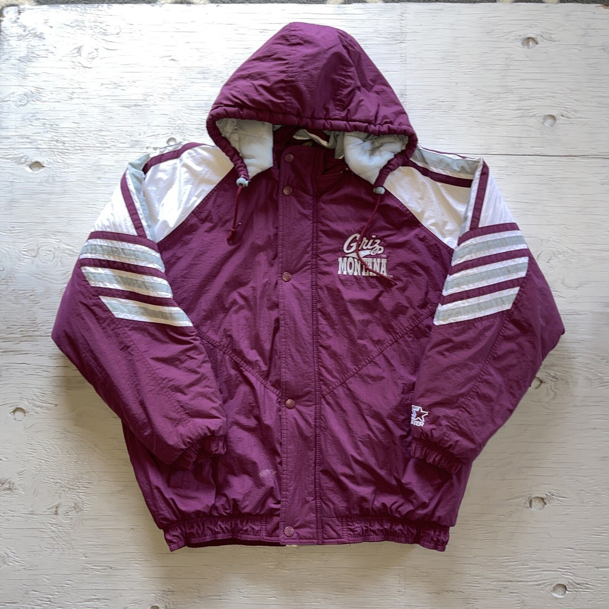ウォームアップウェア Vintage 1990 University Nebraska Starter Vintage 90s NCAA Starter Nebraska Cornhuskers Pullover 1/2