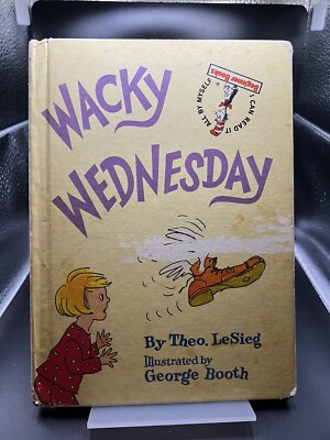Vintage Dr. Seuss Wacky Wednesday Storybook Picture Book
