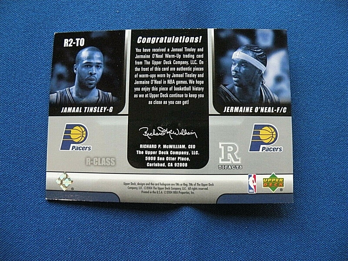 2004 Upper Deck Basketball Dual Memorabilia J.Tinsley/J. O