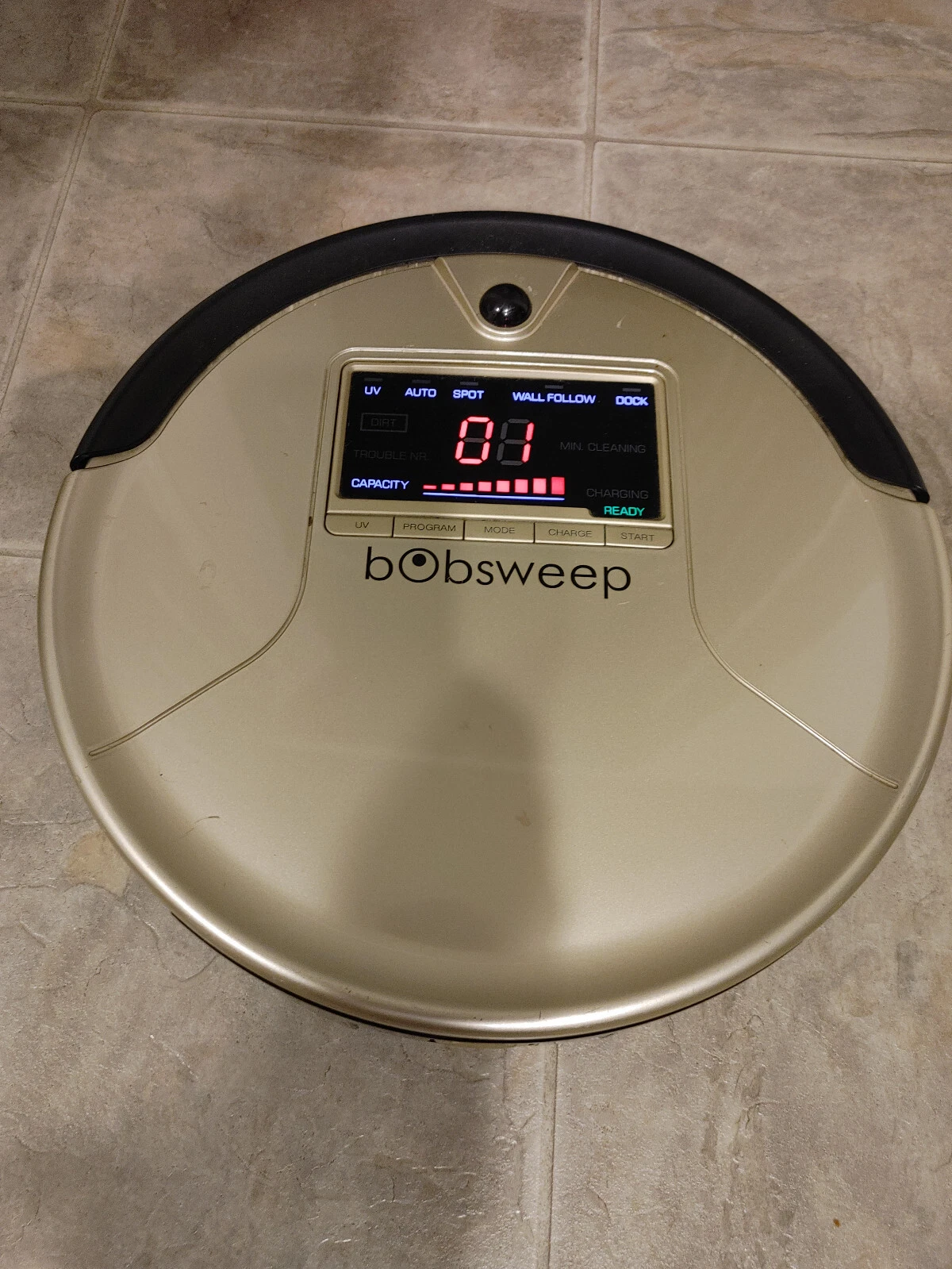 Bobsweep PetHair 2.0 Robot Vacuum Cleaner & Mop - Champagne with box