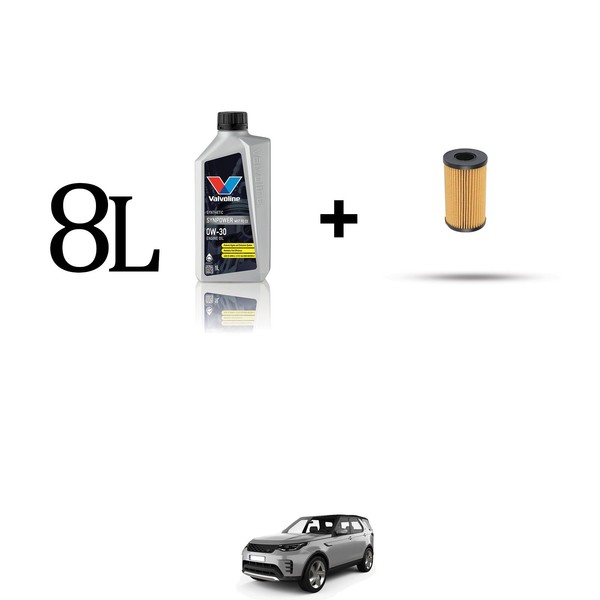 ÖLfilter Kit Und 8L FüR Land Rover Discovery 5-LR5 2.0 Si 221Kw Ab 2017-image
