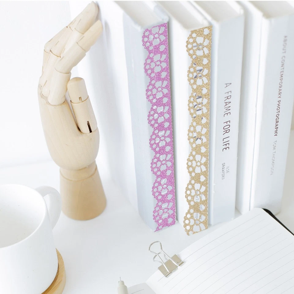 7 Rolls Bande Masquage Paillettes Ruban Adhesif Decoratif Décoration - Photo 3/4