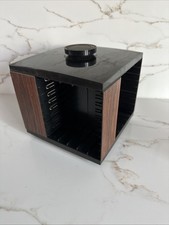 Vintage Dynasound Stow-A-Way Cassette Tape Storage Carousel Rack Holder Spins