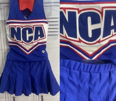 Cheerleading Uniform NCA Cheerleader Adult Small Red White Blue